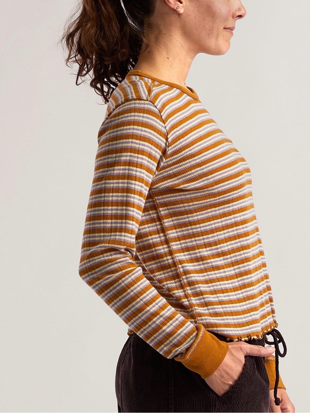 Toad & Co Foothill Pointelle Long Sleeve Crew - Picture 2 of 8